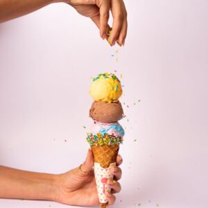 Multi-Flavour Ice Cream Cone – Special